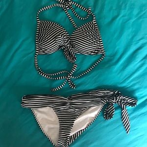 Striped String Bikini